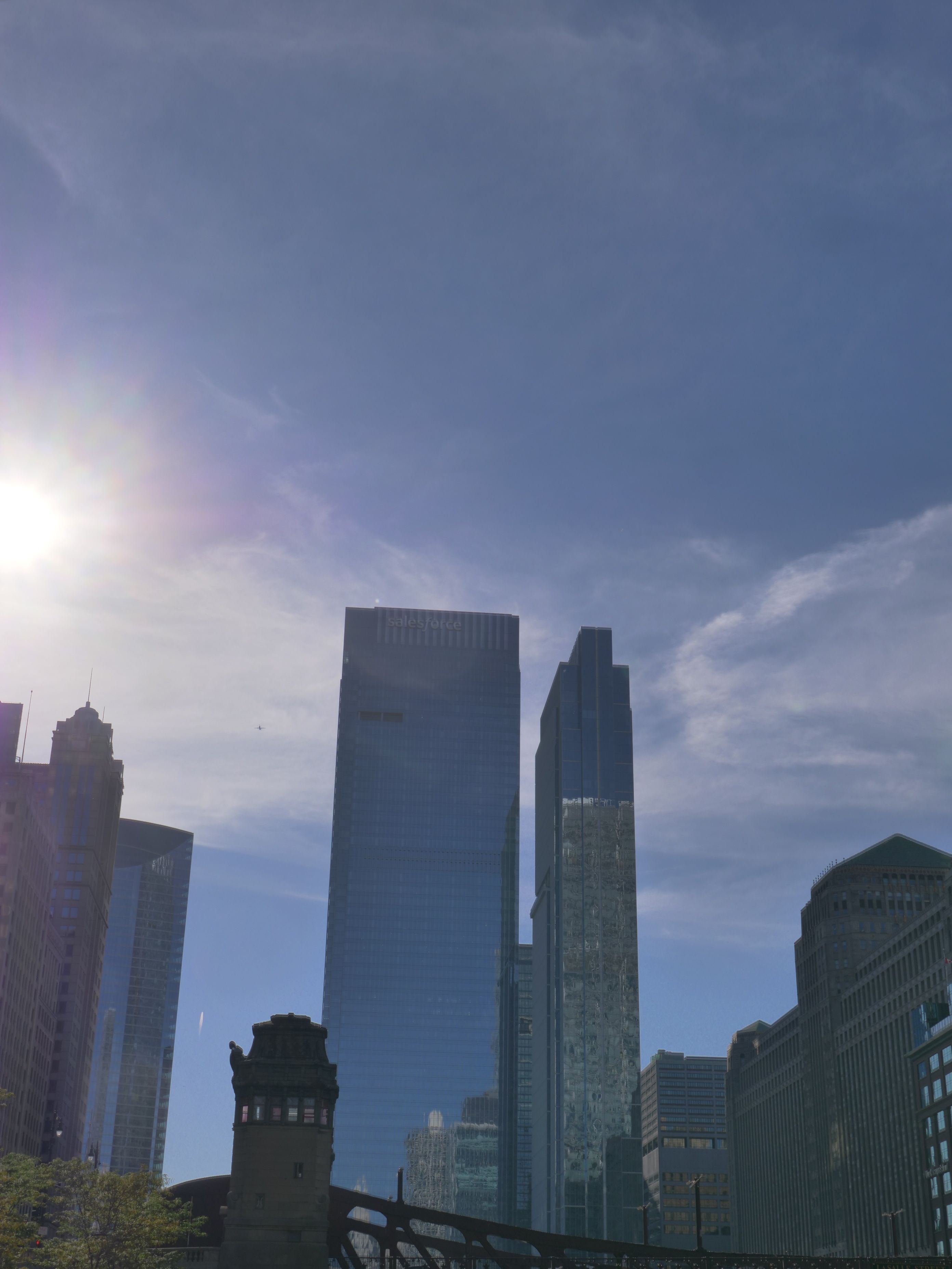 Chicago River at Sunset, photograph 1